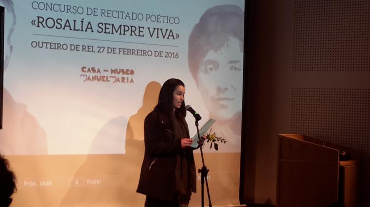 Os versos de Rosalía e Manuel María reencontráronse en Outeiro de Rei nas voces de case 140 estudantes de toda Galiza