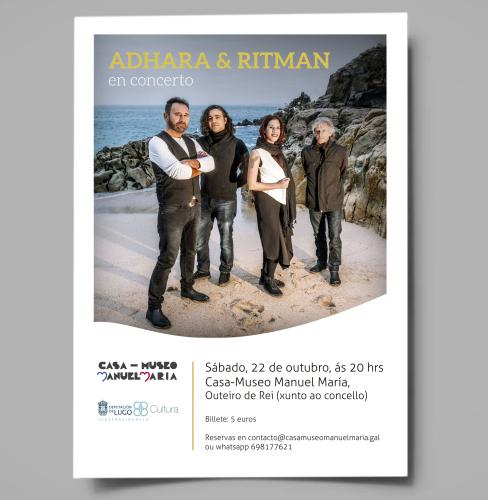Adhara & Ritman en concerto, na Casa-Museo Manuel María