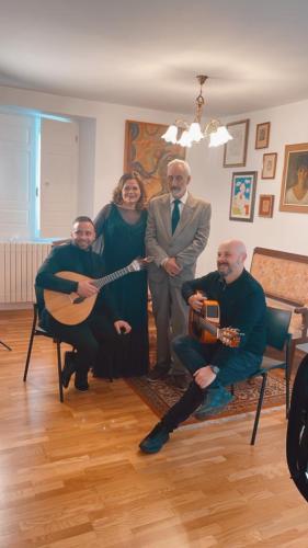María do Ceo veu gravar un videoclip para un traballo próximo