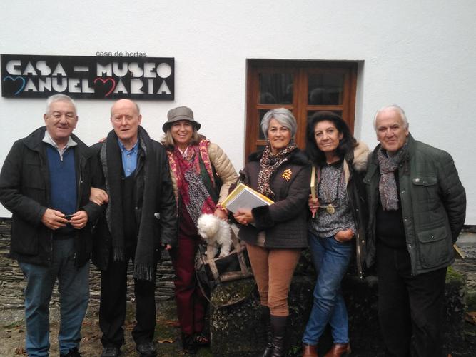 Camiño da Fonsagrada fixeron parada na Casa-Museo 