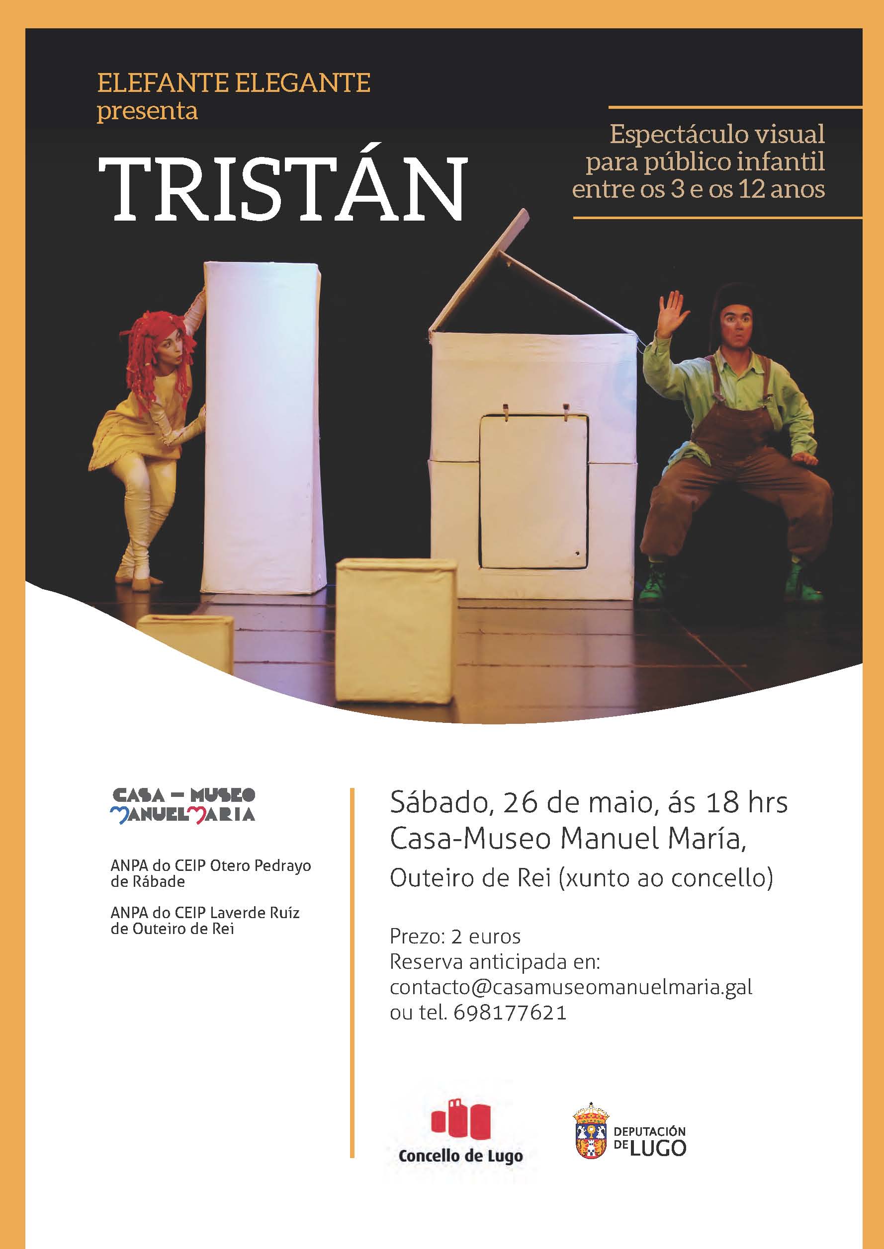 Elefante Elegante presenta este sábado, ás 18 h, 