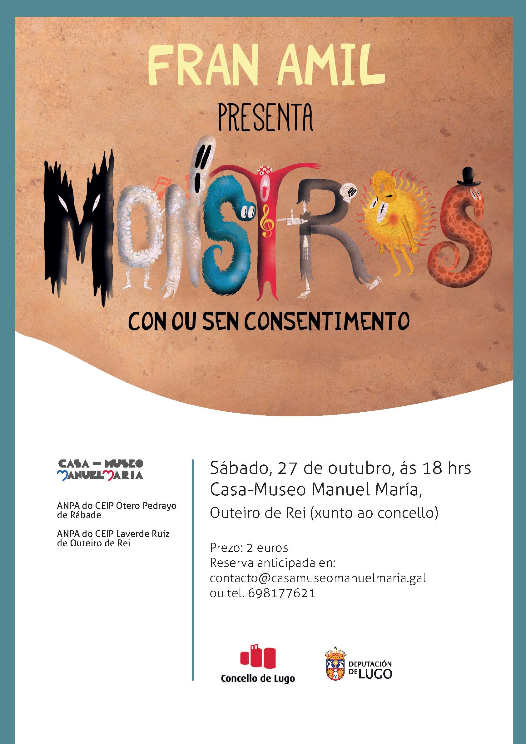 Fran Amil presenta este sábado o seu novo traballo para crianzas