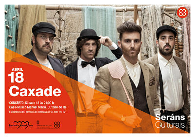 A música volta este mes de abril á Casa Museo Manuel María con Pablo Díaz e Caxade