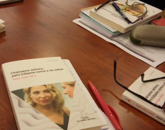 A última sesión do Clube de Lectura da Casa-Museo foi sobre o libro de Inma López Silva