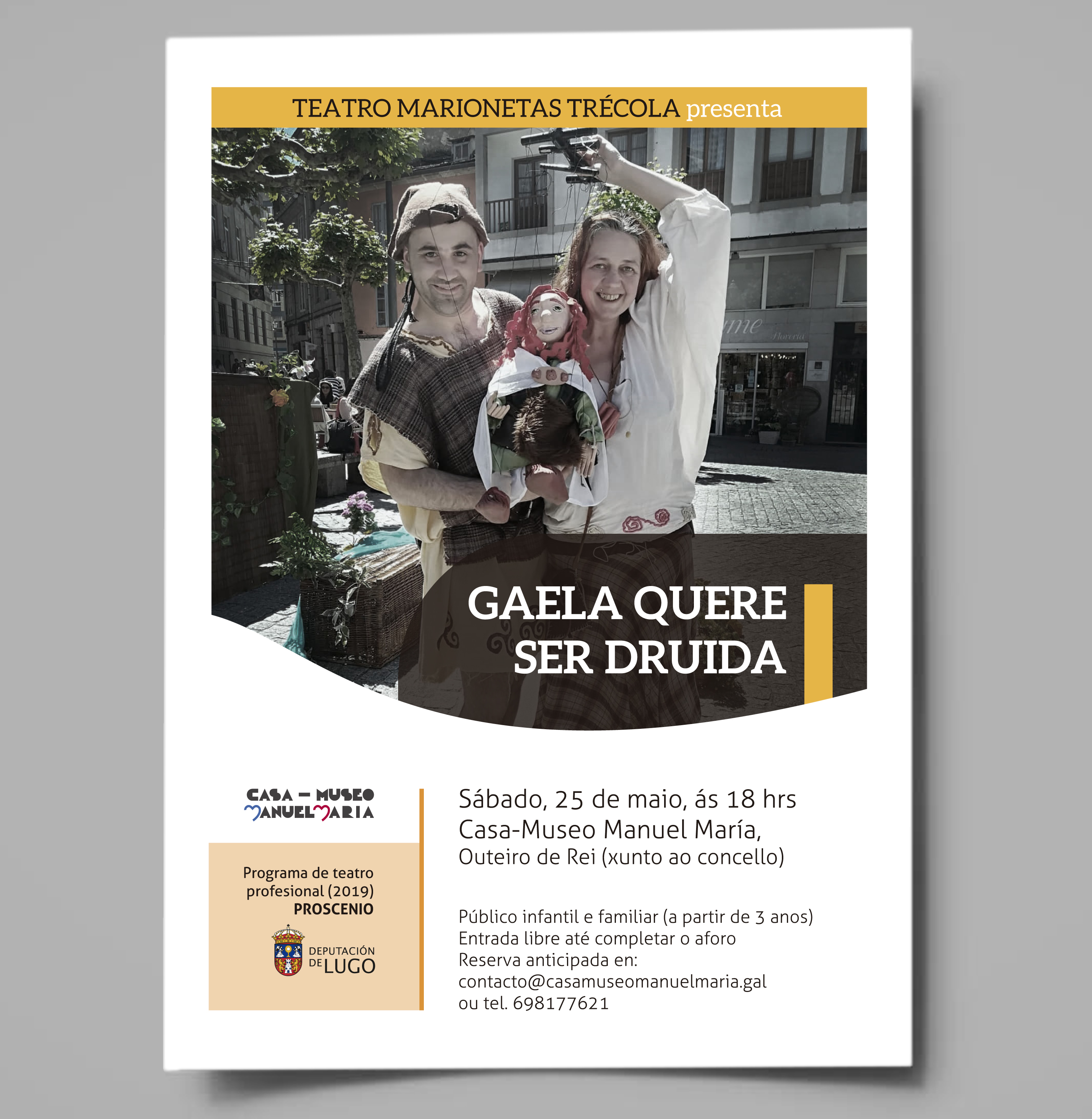 Teatro Marionetas Trécola representa