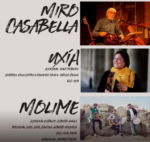 Miro Casabella, Uxía e Molime protagonizan a nova edición de Lúas de Outono