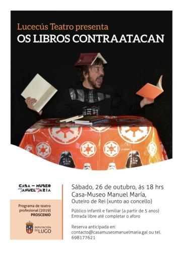 Lucecús Teatro representa o sábado 26