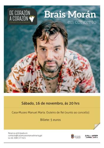 Brais Morán, en concerto 