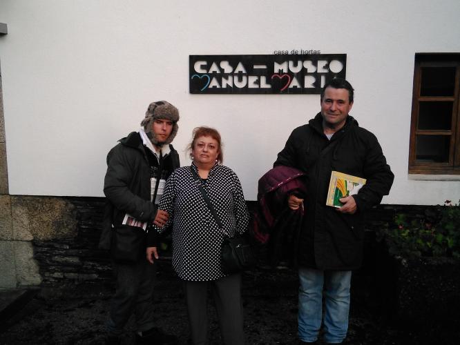 Monforte e Outeiro de Rei, lugares moi vencellados a Manuel María, foron os espazos escollidos por esta familia de Arteixo para a fin de semana