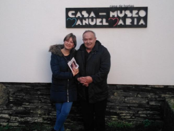 Unha sobriña do pintor Blas Lourés descubriu algunha obra do seu tío nas paredes da Casa-Museo