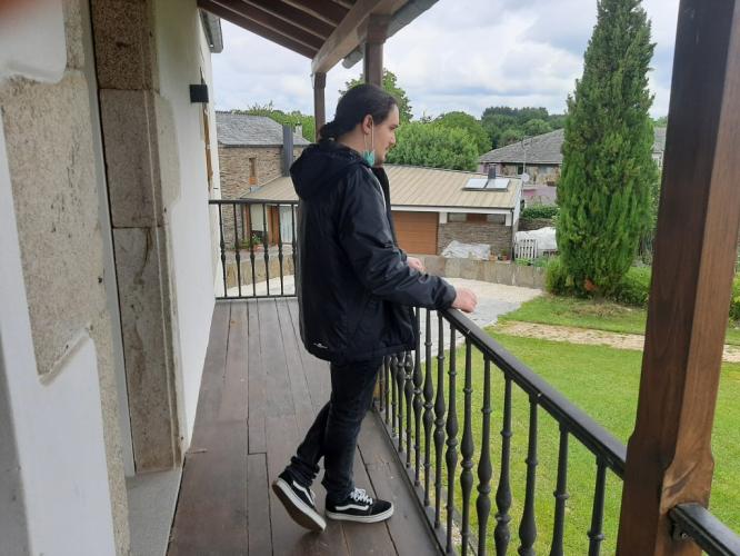José Alberto veu visitar a Casa-Museo tras facer unha parte dun roteiro polos espazos de Outeiro de Rei máis íntimos de Manuel María