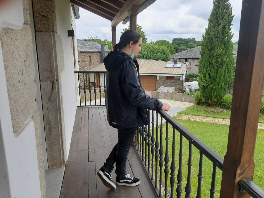 José Alberto veu visitar a Casa-Museo tras facer unha parte dun roteiro polos espazos de Outeiro de Rei máis íntimos de Manuel María