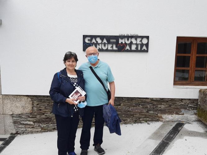 Selís e Sol partillaron durante a visita os seus momentos con Manuel María