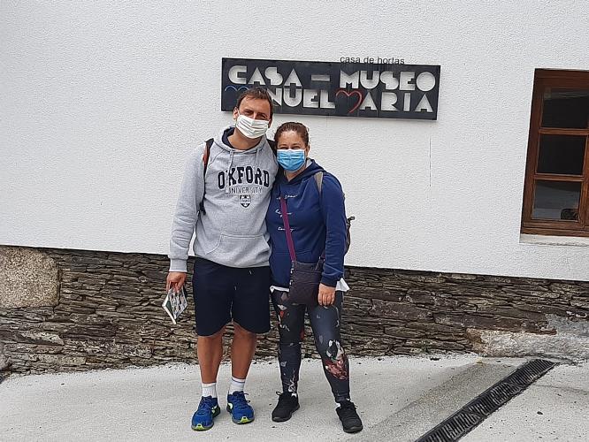 A Casa-Museo Manuel María foi un dos lugares escollidos por este casal de Santander no seu percurso pola provincia de Lugo