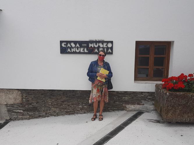 Mar ía cara ao Piago mais decidiu parar antes na casa natal de Manuel María
