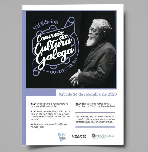 Este sábado, 26 de setembro, nova edición do Convivio da Cultura Galega