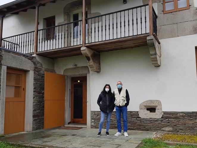 Suso e Paula viñeron coñecer a Casa-Museo Manuel María a través de Nós Diario