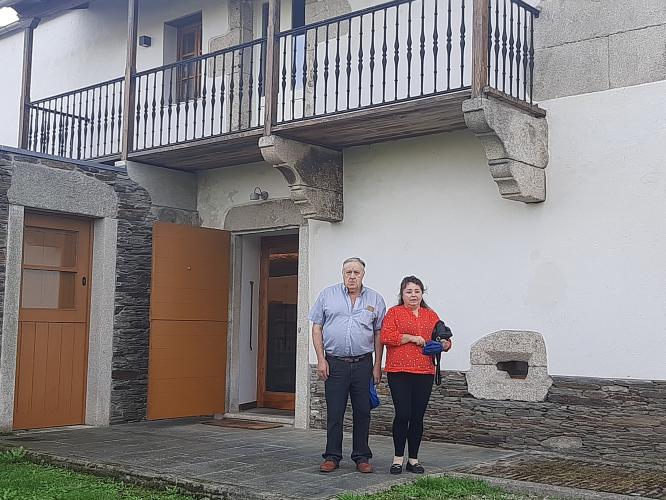 José Luis e Josefa, veciños de Monforte de Lemos, por fin visitaron a Casa-Museo Manuel María 