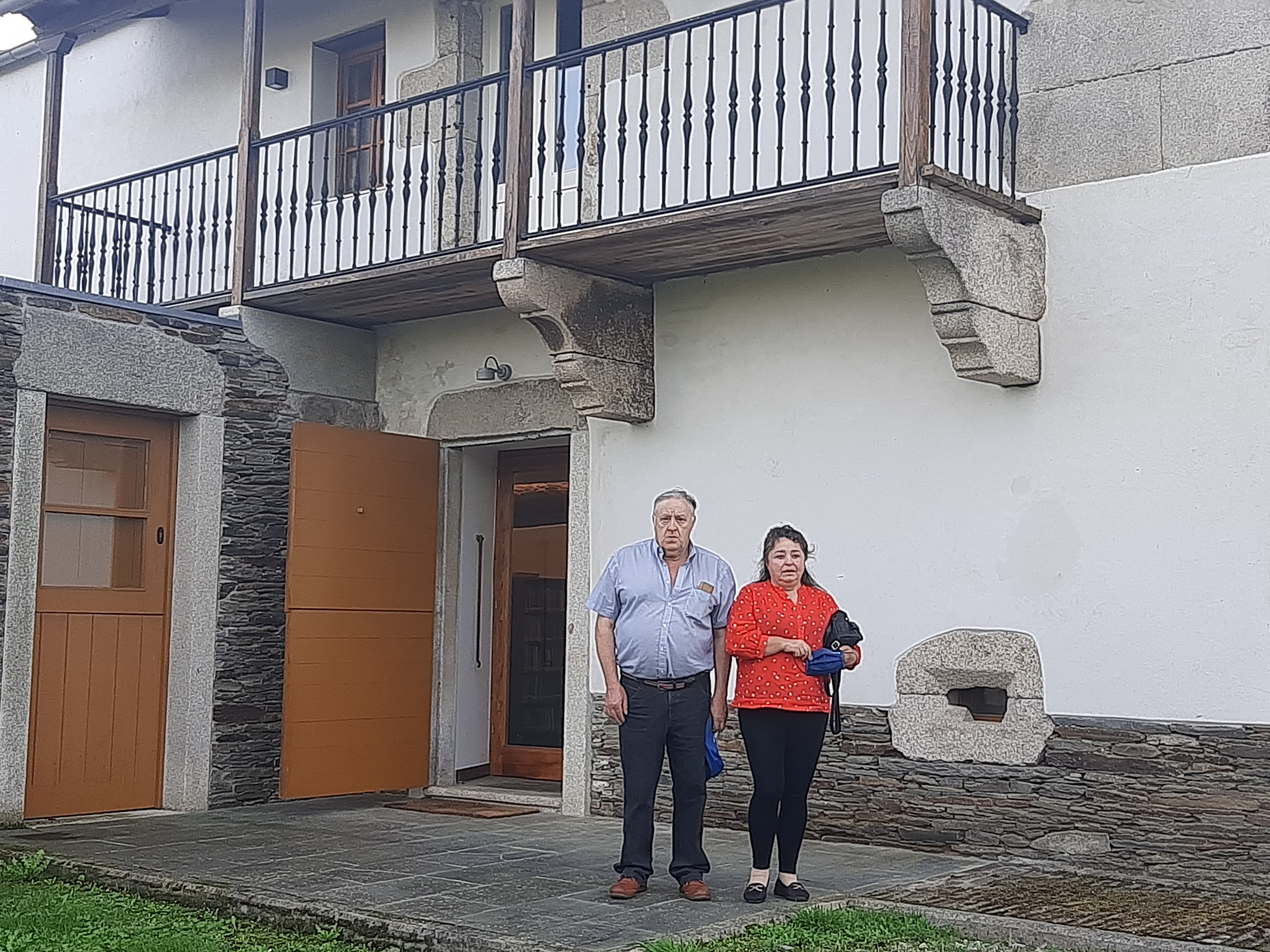 José Luis e Josefa, veciños de Monforte de Lemos, por fin visitaron a Casa-Museo Manuel María 