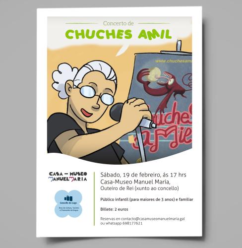 Chuches Amil en concerto para as crianzas e as súas familias