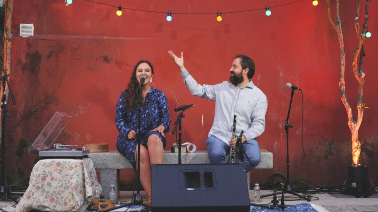 Faia Díaz & Benxamín Otero en concerto