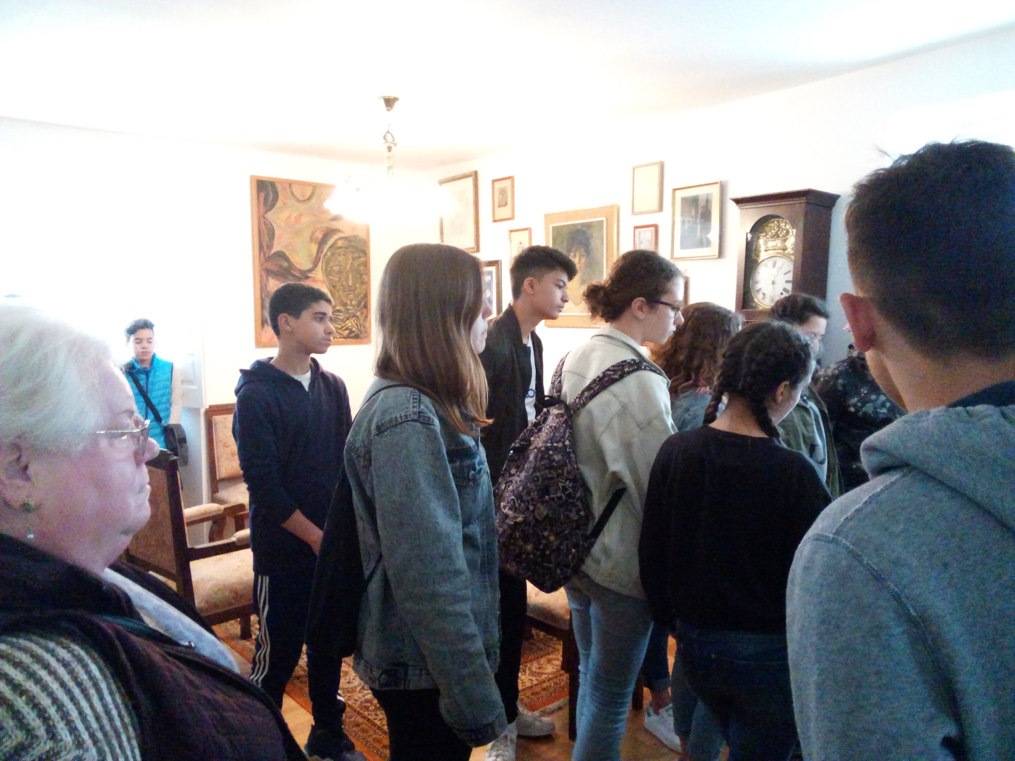 Alumnado de galego no IES Cañada Blanch de Londres visitou a Casa-Museo 