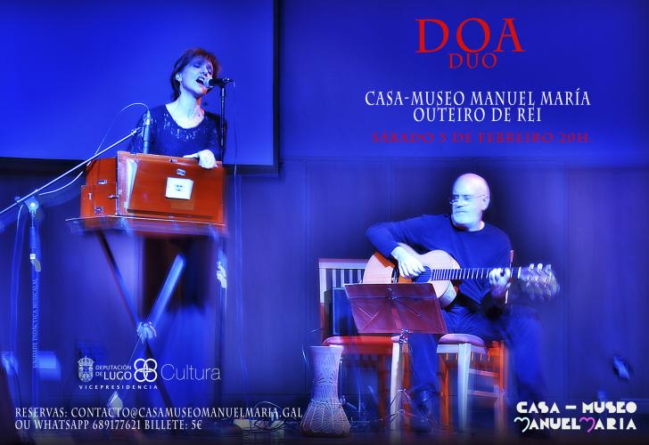 Doa, un dos grupos históricos e referentes da música galega, na Casa-Museo Manuel María