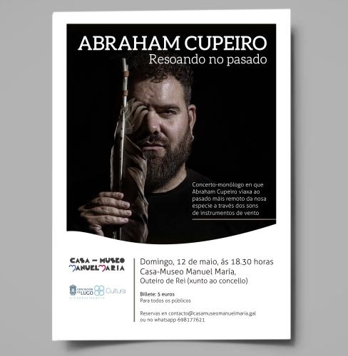 Abraham Cupeiro na Casa-Museo Manuel María