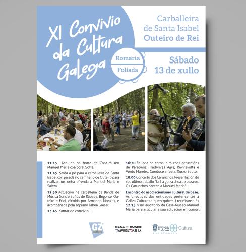 Os Carunchos estarán no Convivio da Cultura Galega presentando o seu último traballo en que cantan a Manuel María