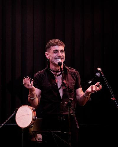 Xisco Feijoó, este sábado, na Casa-Museo