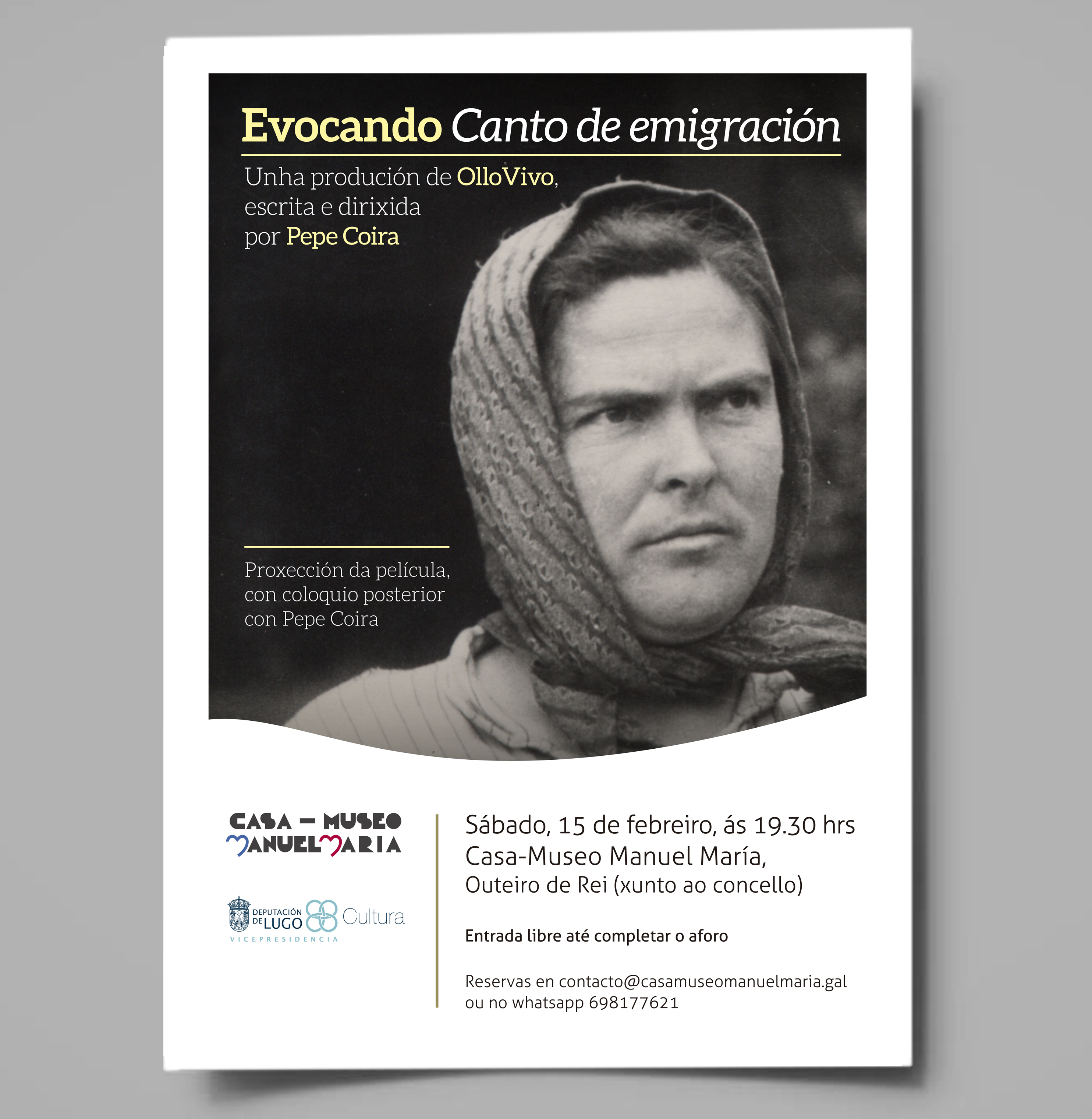 Este sábado proxéctase na Casa-Museo o filme  
