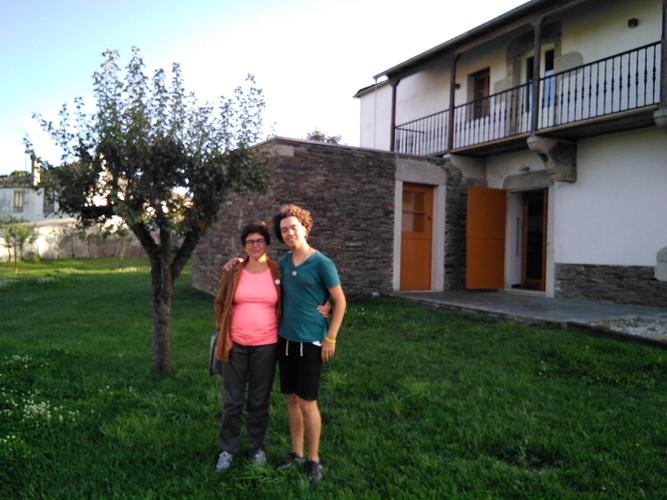 Montse e Simón de volta para Tui non quixeron deixar de visitar a Casa-Museo Manuel María