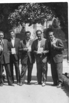 En Compostela, 1957.