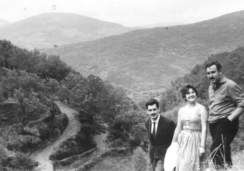 Con Novoneyra no Courel.