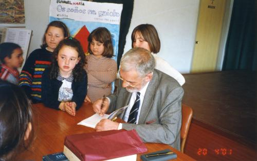 No Colexio de Alxén en Salvaterra do Miño.